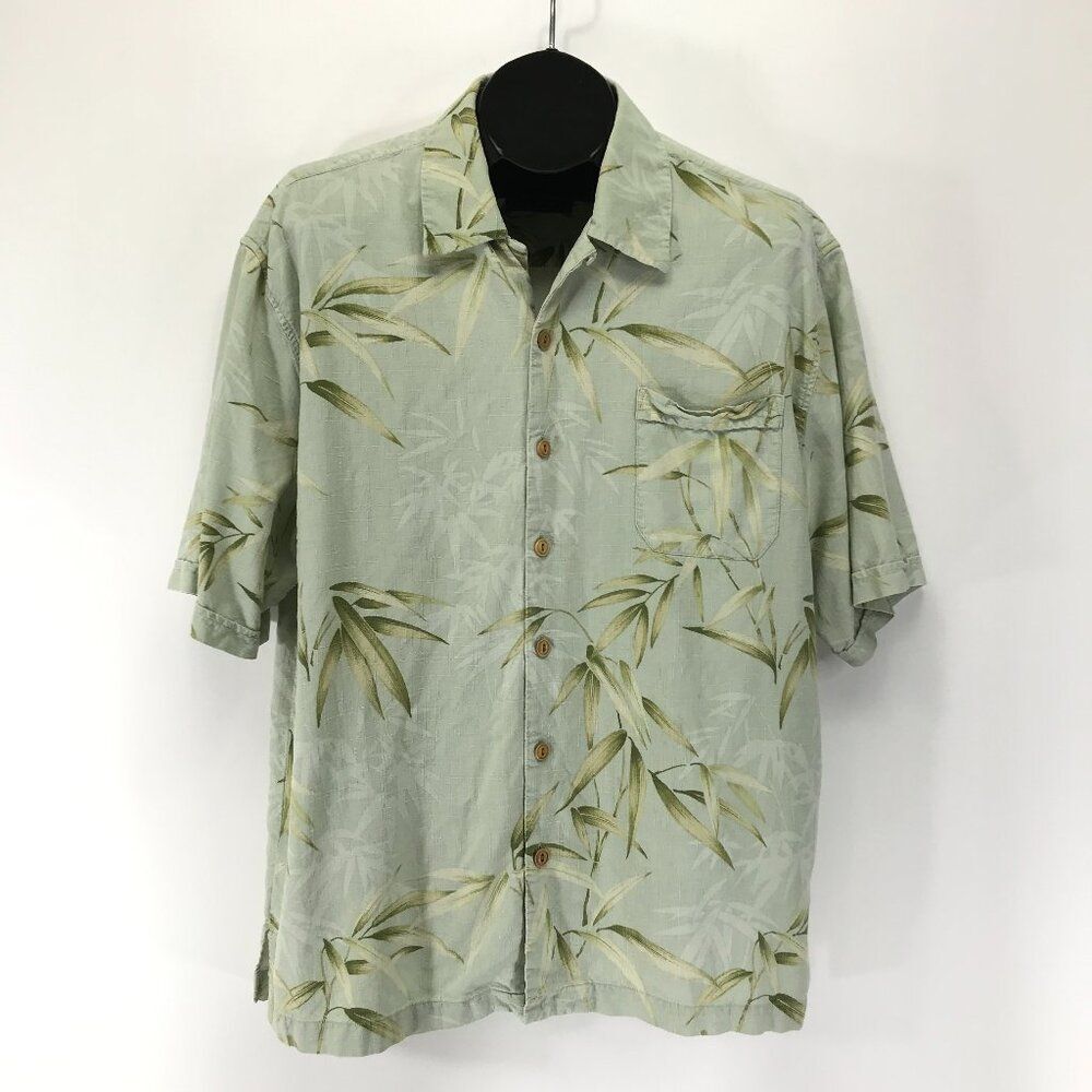 Jamaica Jaxx Button Up Silk Hawaiian Shirt Men's XL Short Sleeve Summer Casual